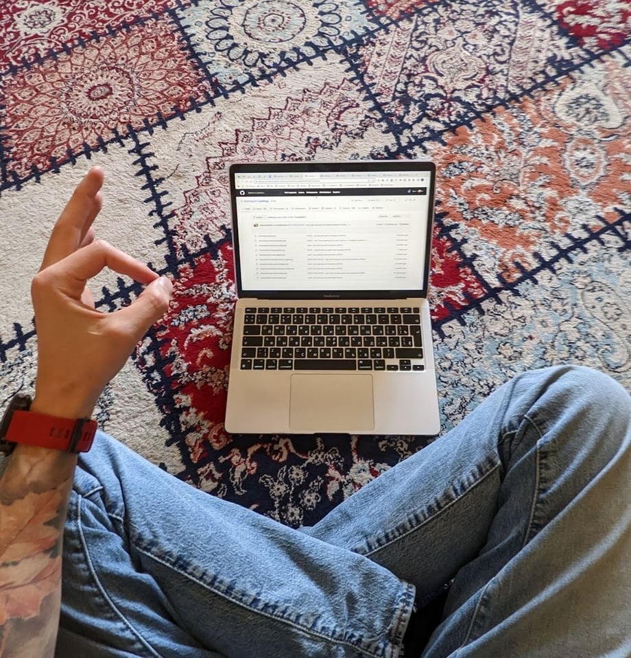 Minimalist work setup