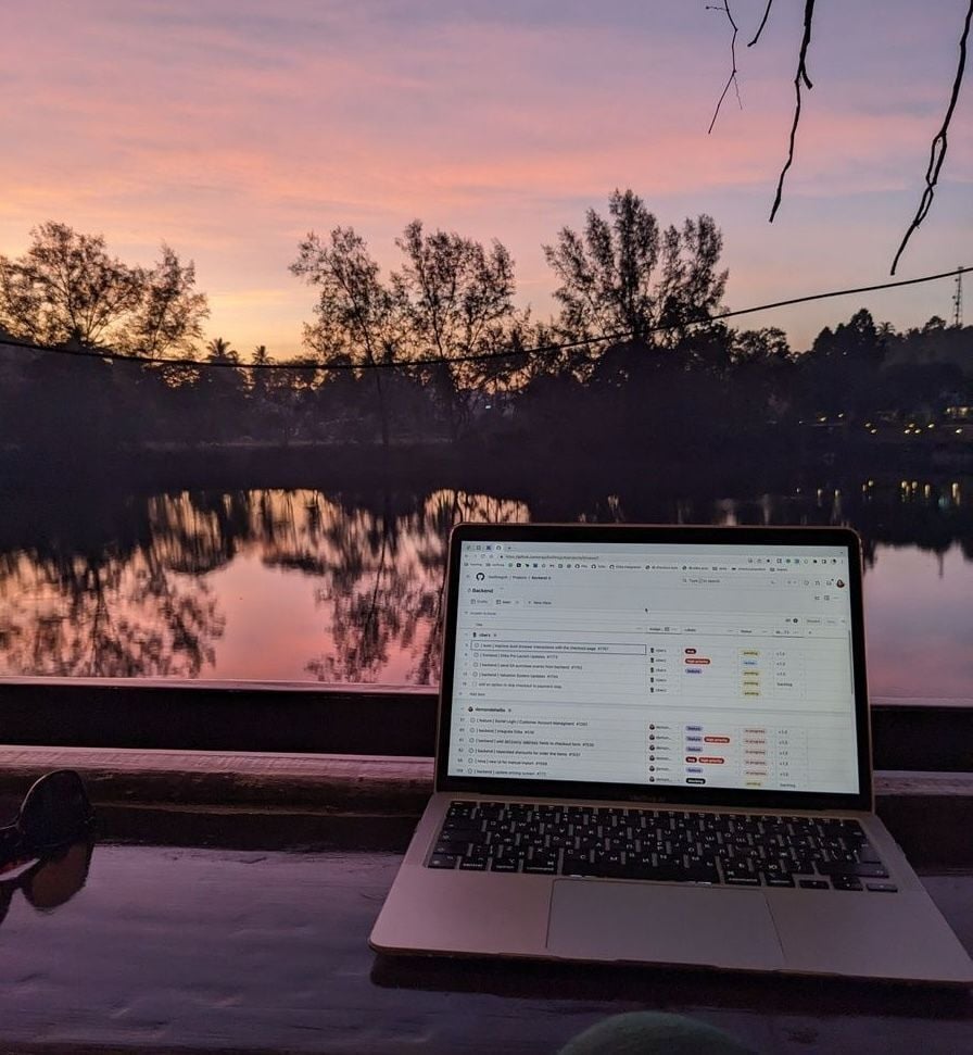 The ability to work from places like this is priceless